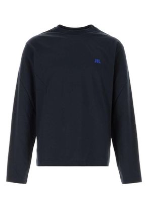 Jil Sander Dark Blue Logo T-Shirts