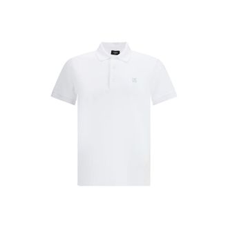 Fendi White Cotton Polo Mens Shirt