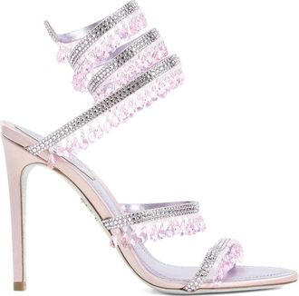 Rene Caovilla Scarpe Pink/Silver-Donna