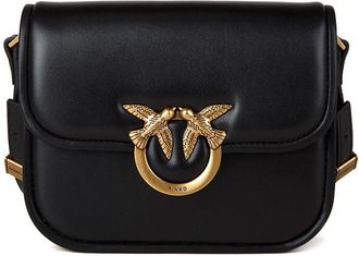Pinko Love Box Bag Fl Mini Nappa + Vitello Seta