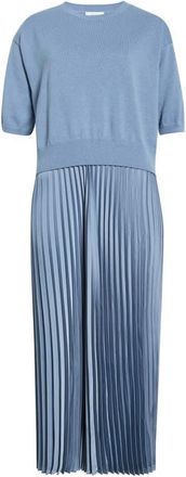 CeCe by Cynthia Steffe Sweater & Pleated Skirt Two-Piece Set in Shadow at Nordstrom, Size X-Large