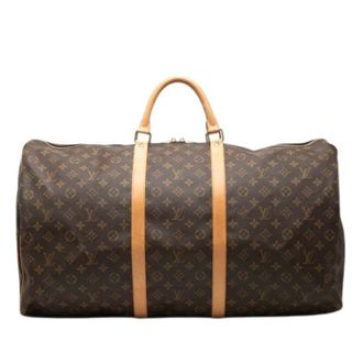 Louis Vuitton Pre-owned Weekend Bags, female, Brown, Size: ONE SIZE Pre-owned Keepall 60