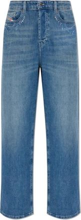 Diesel 1996 D-Sire-S6 Jeans - Dames - Regular Fit Jeans - Blauw - W24 L32 - Katoen - Jeans