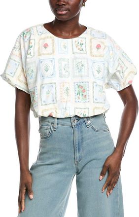 Hunter Crop Bubble Blouse