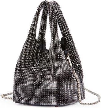 Lady Couture Boho Chic Slouchy Shoulder Handbag in Black at Nordstrom, Size Small