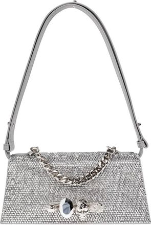 Alexander McQueen Jewelled Bag - Dames - Schoudertassen - Grijs - ONE Size - Leer - Tassen