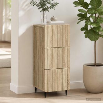 vidaXL Vidaxl Mobile Con Cassetti Rovere Sonoma 33 X 34,5 X 92 Cm