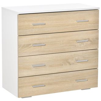 HOMCOM C&oacute;moda 76x35x72 cm roble