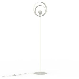 Lumicom NUCLEO Piantana, 1X E27, max 42W, metallo, bianco opaco, D.40cm H.170cm