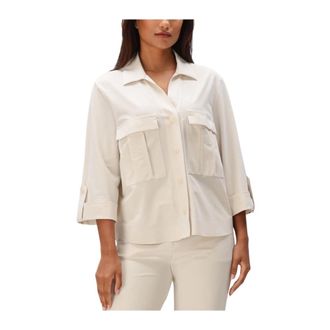 JapanTKY Japan Tky, Dames, Blouses & Shirts, Beige, Maat: S
