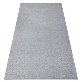 RugsX RugsX Wall-To-Wall Indus Rug in Silver | Size: 100 cm x 400 cm