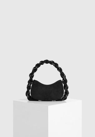 Mani&egrave;re De Voir Somme Structured Suede Bag in Black at Nordstrom