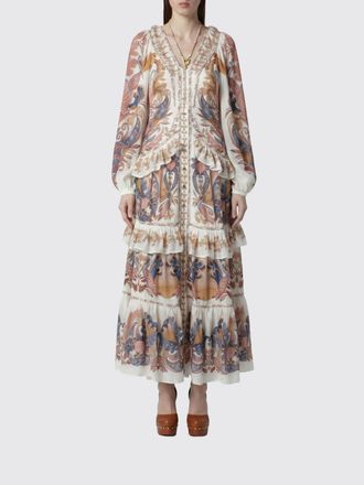 Farm Rio Sea Garden Printed Cotton Midi Dress