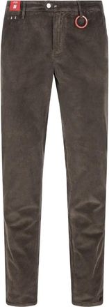 Sartoria Tramarossa Luis broek met riemlus - Bruin