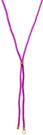 Brook & York Kai Paracord Lariat Necklace in Gold/Pink at Nordstrom Rack