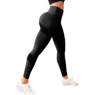 Generic Anti Cellulite Leggings, UK Official 3D Anti Cellulite Leggings for Women Tummy Control Compression Pants Workout Yoga Pants (UK, Alpha, L, Regular, R