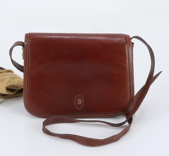 Bally Leather Crossbody Bag Handbag Shoulder Bag Tote Bag (Pre-Owned)