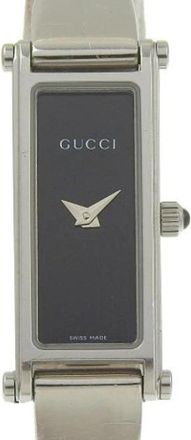 Gucci Pre-owned 1500L Polshorloge - Dames - Vintage Horloges - Zwart - ONE Size - Vintage