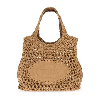 Tod's Tods, Handbags, female, Brown, Size: ONE SIZE Mini Shopping Bag