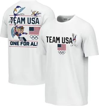 Outerstuff Mens Outerstuff White Team USA x Looney Tunes Skate Rush T-Shirt at Nordstrom, Size Medium