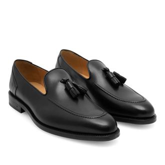 Henry Stevens Slipper & Pantoletten - Loafer Marshall TL - Gr. 42,5 (EU) - in Schwarz - f&uuml;r Damen