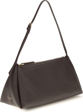 Calvin Klein Womens Aurelis Handbag Currant Calf Leather Bos Taurus Handbags Hand Bags