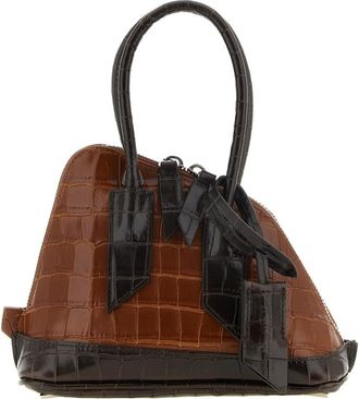The Attico Brown Sant Ambroeus Mini Satchel