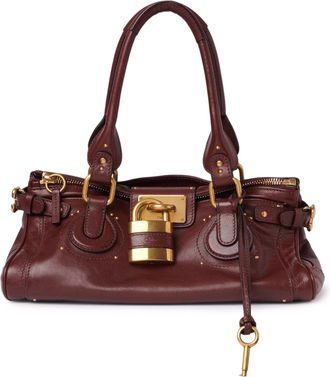 Chlo&eacute; PADDINGTON BAG IN GRENADE LEATHER - Chloe - Woman