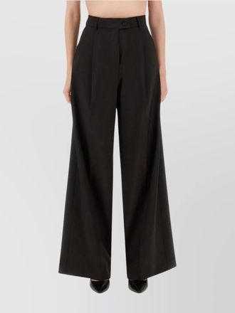 Sportmax high waist wide leg trousers with pockets