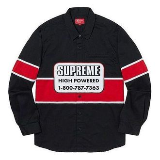 SUPREME High Powered Work Shirt Black SUP-FW19-157