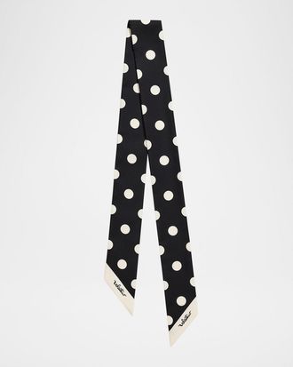 Valentino Garavani Plusdepois Silk Bandeau Scarf