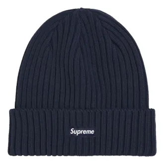 SUPREME SS26 Overdyed Beanie Navy SUP-SS26-1004-NVY