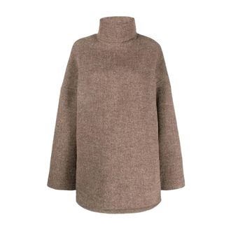 Gauch&egrave;re Truien & Vesten, Dames, Bruin, S, Wol, 4029 Top