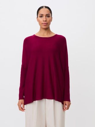 Masai Mafanasi Round Neck Oversized Top in Beet Red at Nordstrom, Size Xx-Large