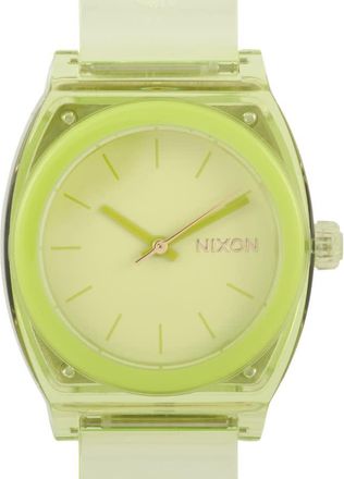 Nixon Time Teller P Quartz Lime Dial Ladies Watch A1215-536-00
