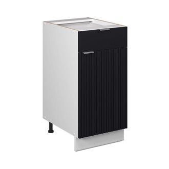 Vicco Mueble Bajo De Cocina Fame-line, Rayas Negras, 40 Cm Sin Encimera