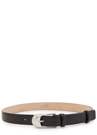 Khaite Dome Leather Belt - Black - 90 (UK 14 / XL)