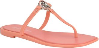 Calvin Klein Ellye Womens Sandals Light Pink : 11 M, Synthetic