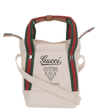 Gucci Beige Logo Large Tote