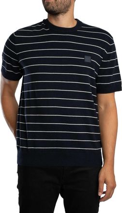 HUGO BOSS Kanacho Box Logo T-Shirt, Blauw