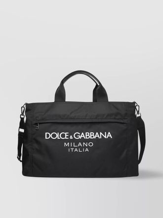 Dolce & Gabbana logo-print nylon holdall