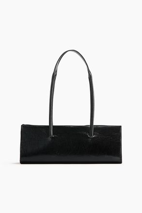 H&M Umh&auml;ngetasche aus Leder - Schwarz