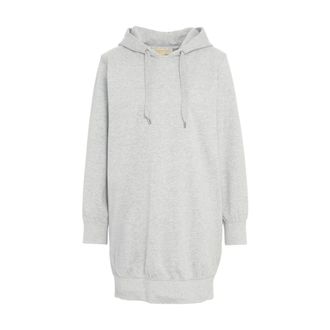 Michael Kors Short Dresses, female, Gray, XS, Gray Hoodie Dress for Women