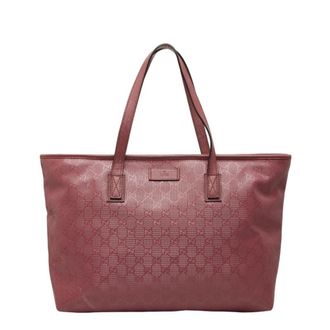 Gucci Pink Pvc Leather Shoulder Bag Tote Bag (Pre-Owned)