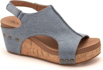 Corkys Footwear Womens Bonny Sandals In Light Blue Denim