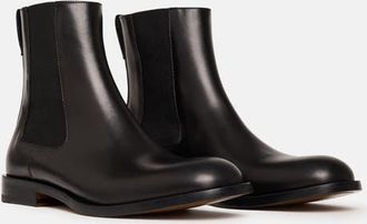 Scarosso Elliot Chelsea Boots in Black - Calf at Nordstrom, Size 42.5
