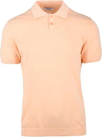 Wool & Co Tops, Heren, Oranje, M, Polo Shirts