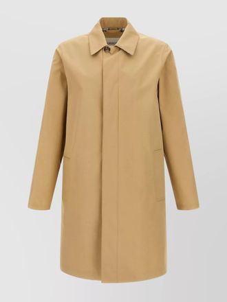 Burberry car coat with collar and long sleeves