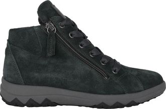 Waldl&auml;ufer Wijde pasvorm enkellaars sneakers groen - Dames - Veterlaarzen - Groen - 42 EU - Su&egrave;de - Schoenen