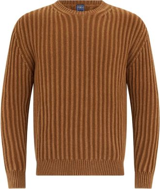 Fedeli Heren, Truien, Bruin, Maat: XL Kasjmier